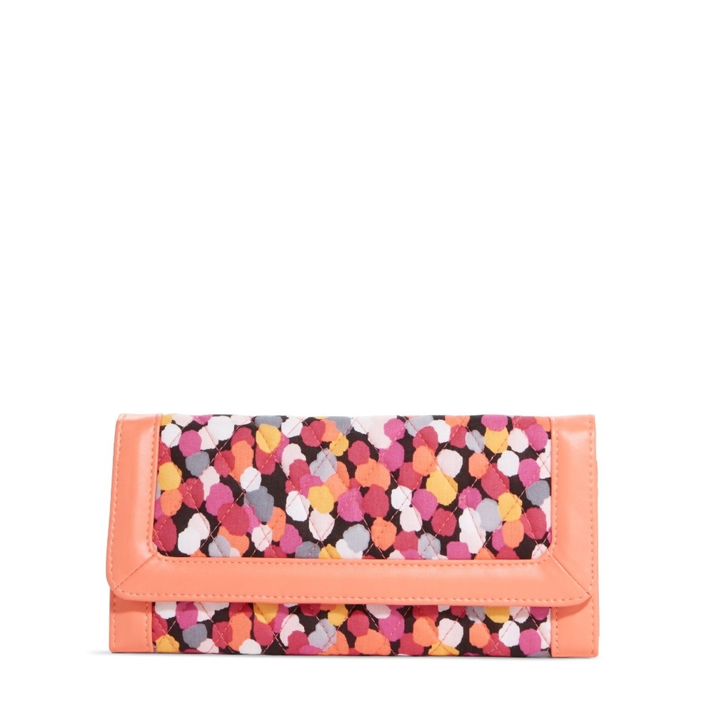 NWT Vera Bradley Pixie Confetti Trifold Wallet - Picture 1 of 4